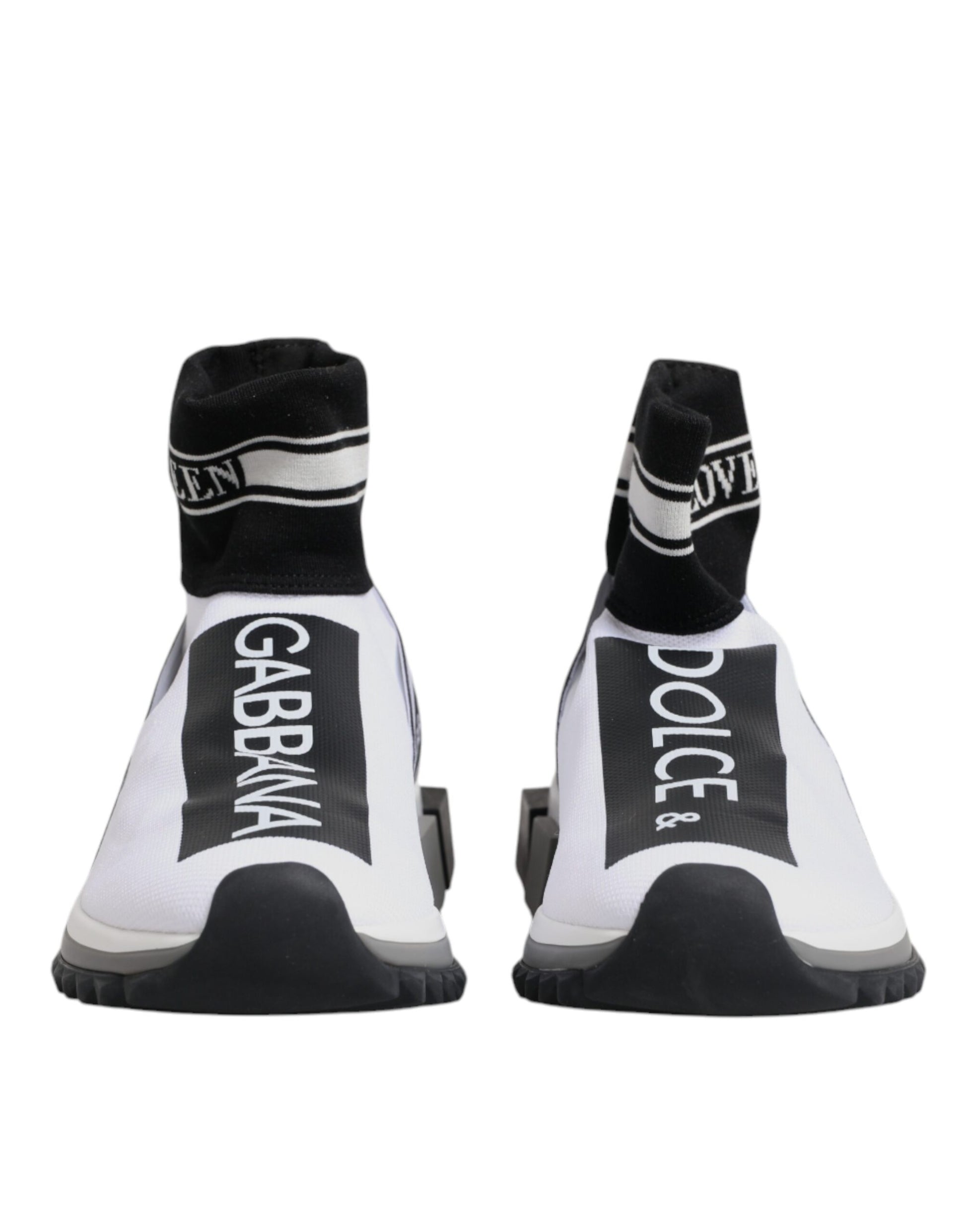 White Black Sorrento Socks Sneakers Shoes