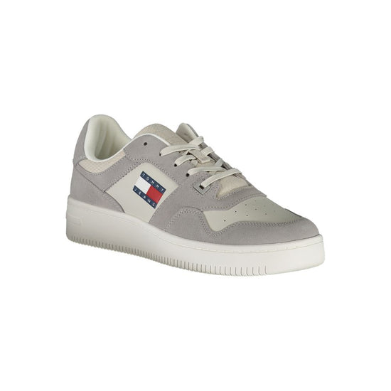 Gray Polyester Sneaker