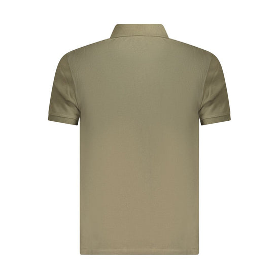 Green Cotton Polo Shirt