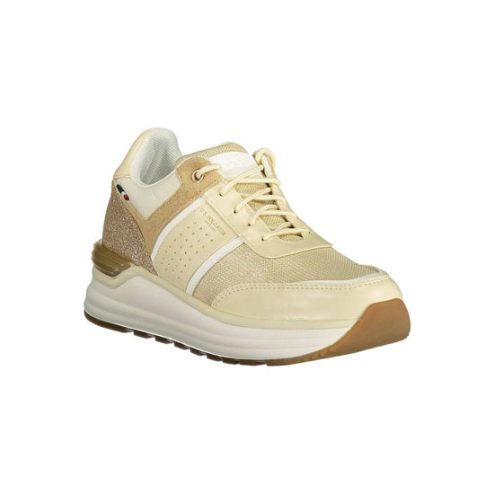 Beige Eco Suede Women Sneaker