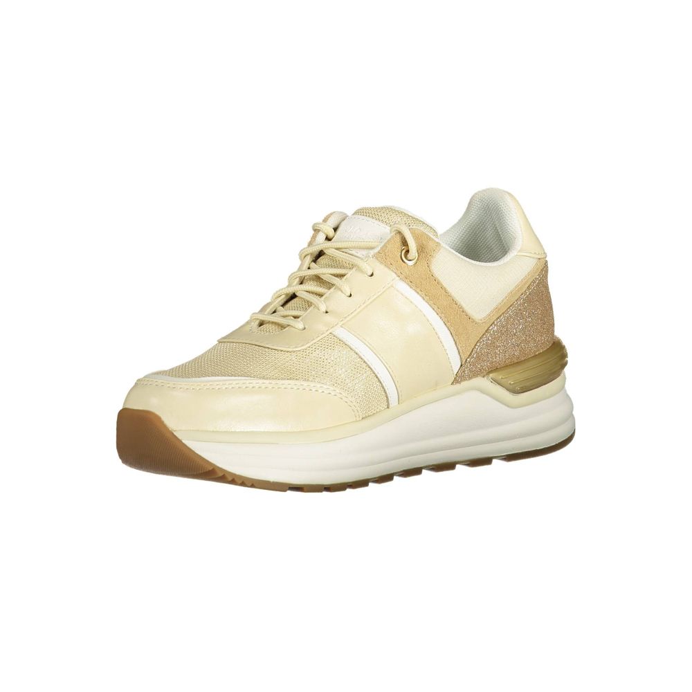 Beige Eco Suede Women Sneaker