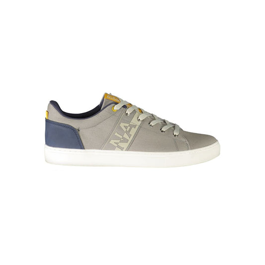 Gray Polyester Sneaker