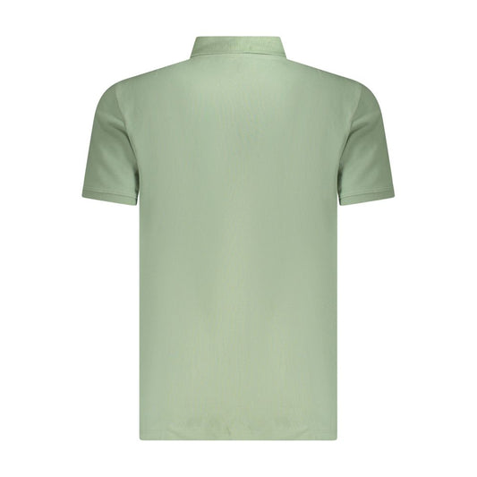 Green Cotton Mens Polo Shirt