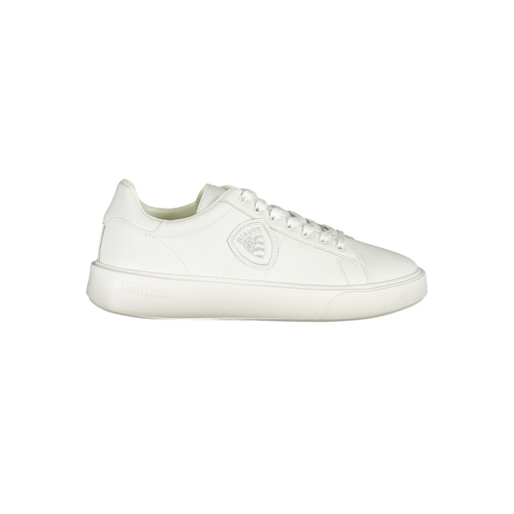 White Leather Men Sneaker