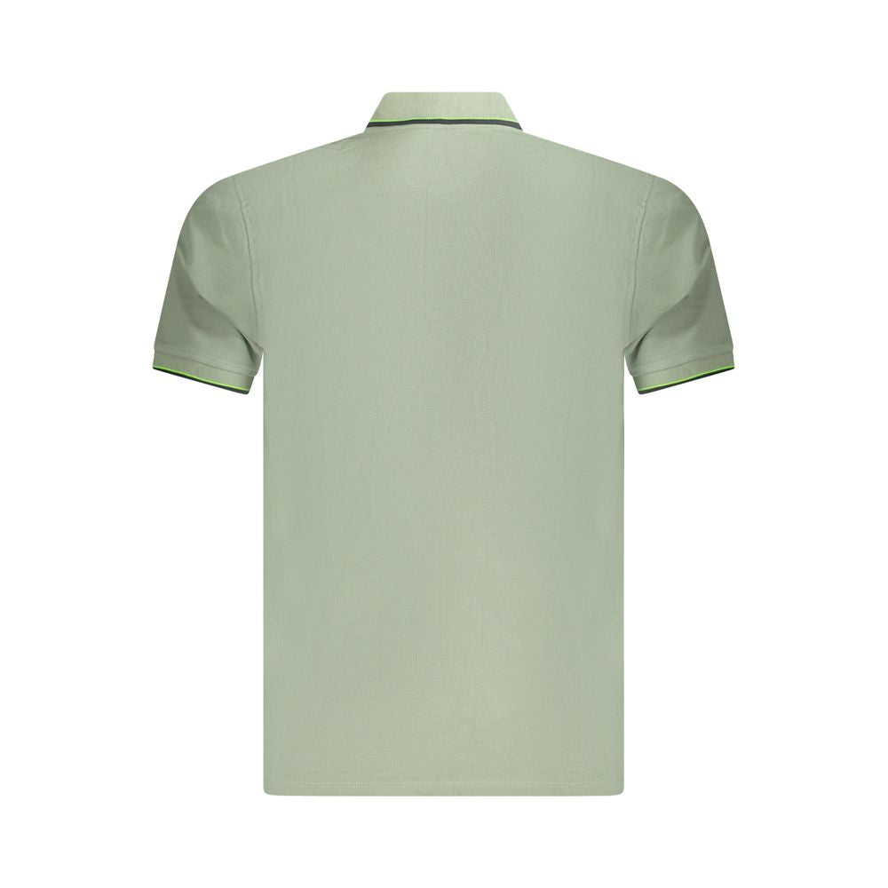 Green Cotton Polo Shirt