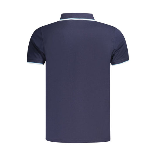 Blue Cotton Polo Shirt