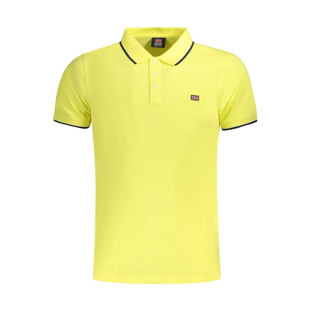 Yellow Cotton Polo Shirt