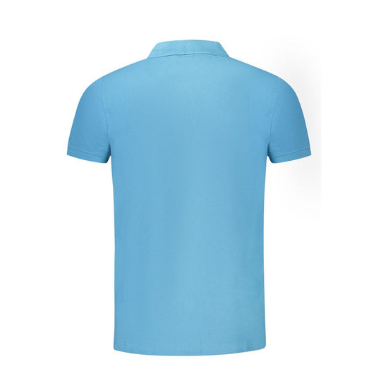 Light Blue Cotton Polo Shirt