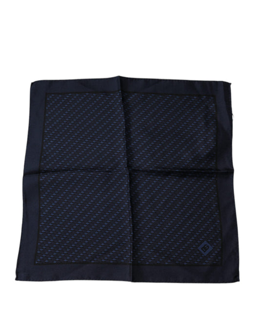 Dark Blue Fantasy Square Handkerchief Scarf