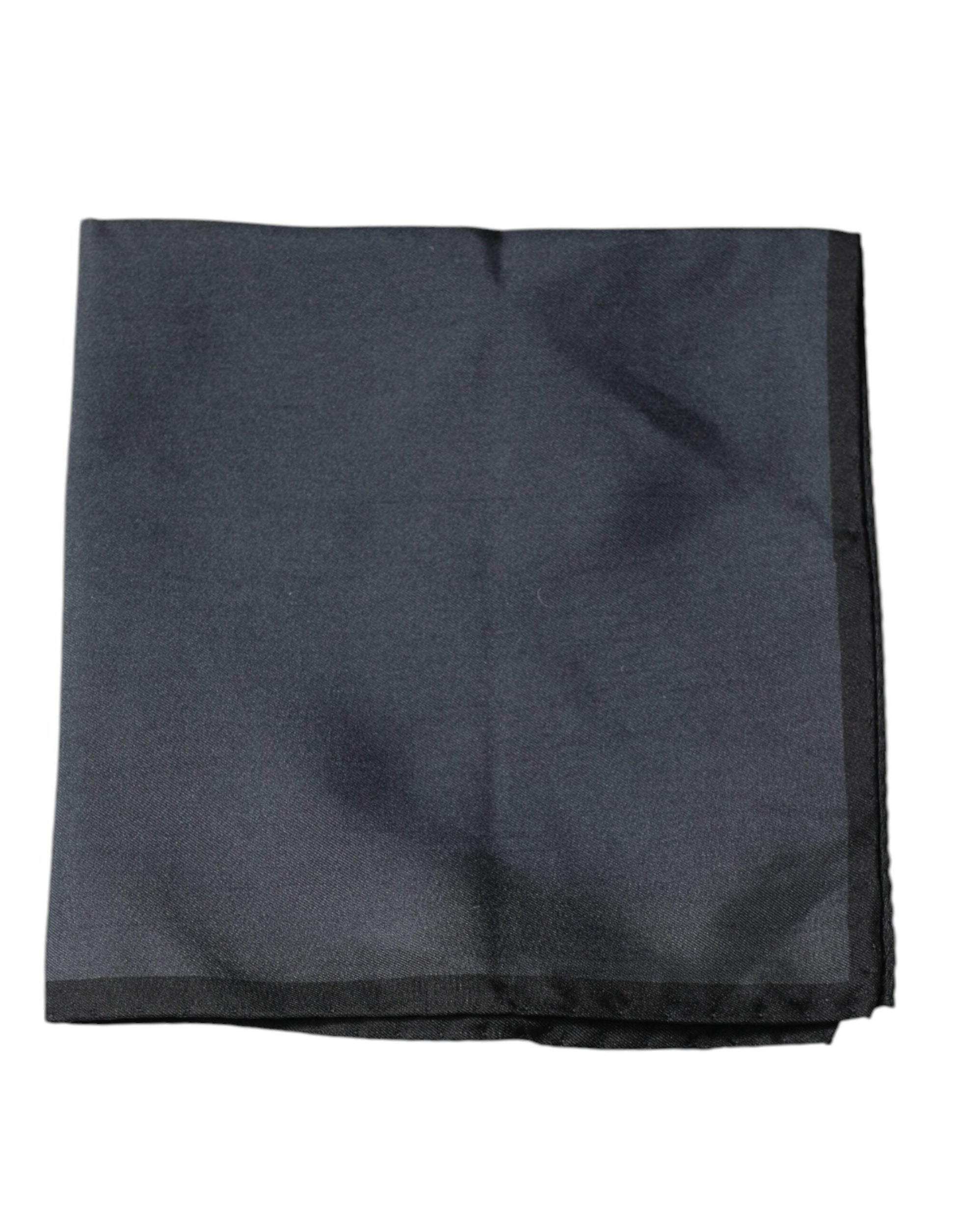 Dark Gray Crown Logo Square Handkerchief Scarf