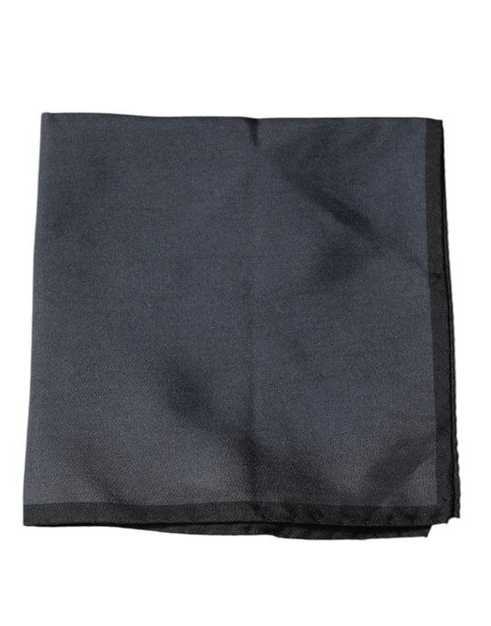 Dark Gray Crown Logo Square Handkerchief Scarf