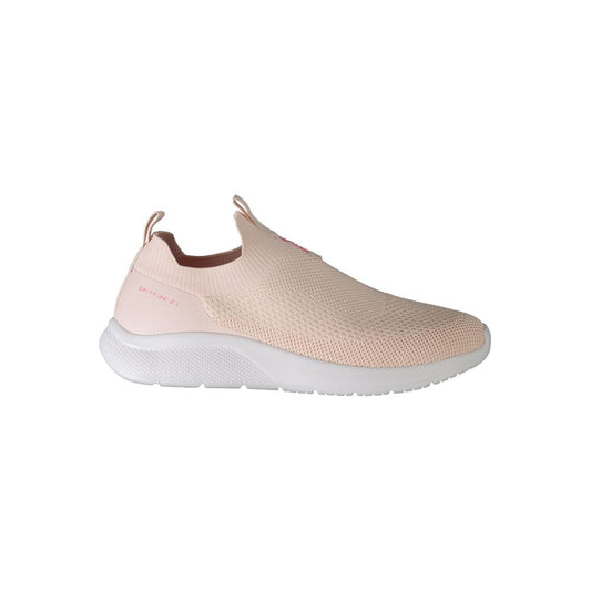 Pink Polyester Women Sneaker