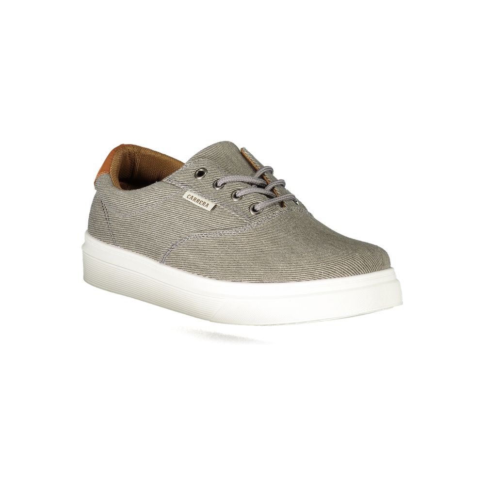 Gray Polyester Sneaker