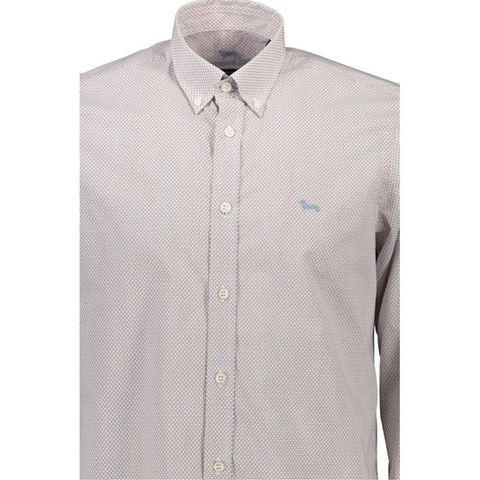 White Cotton Men Shirt