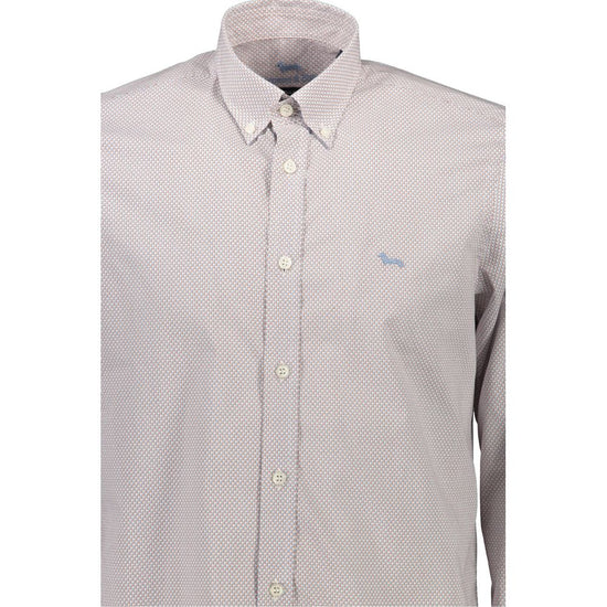 White Cotton Men Shirt