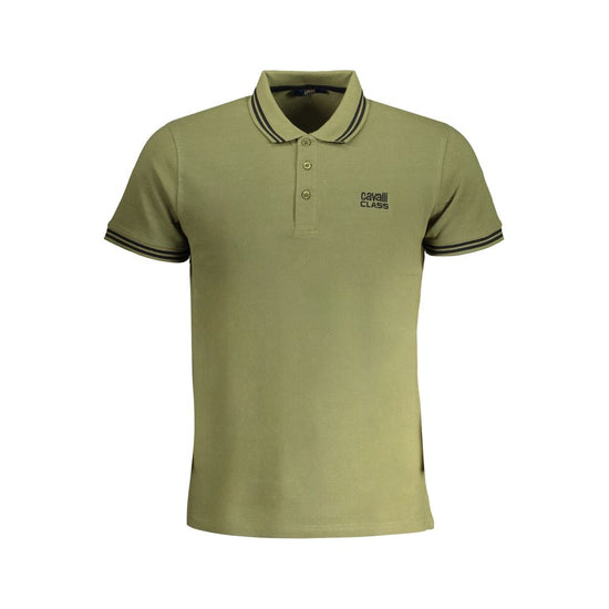 Green Cotton Polo Shirt