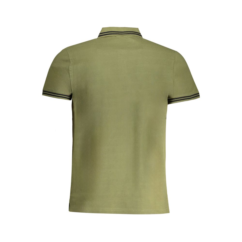 Green Cotton Polo Shirt