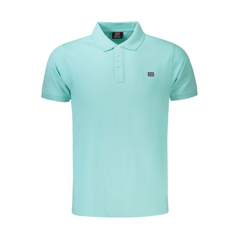 Light Blue Cotton Polo Shirt