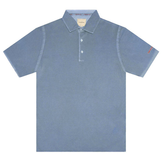 Light Blue Cotton Polo Shirt