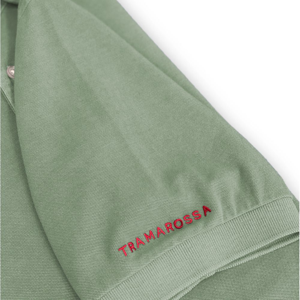 Green Cotton Polo Shirt