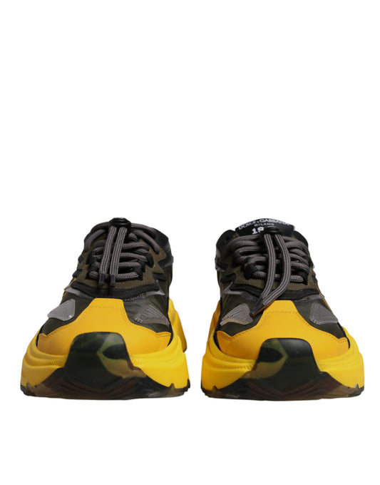 Yellow Black Daymaster Low Top Sneaker Shoes