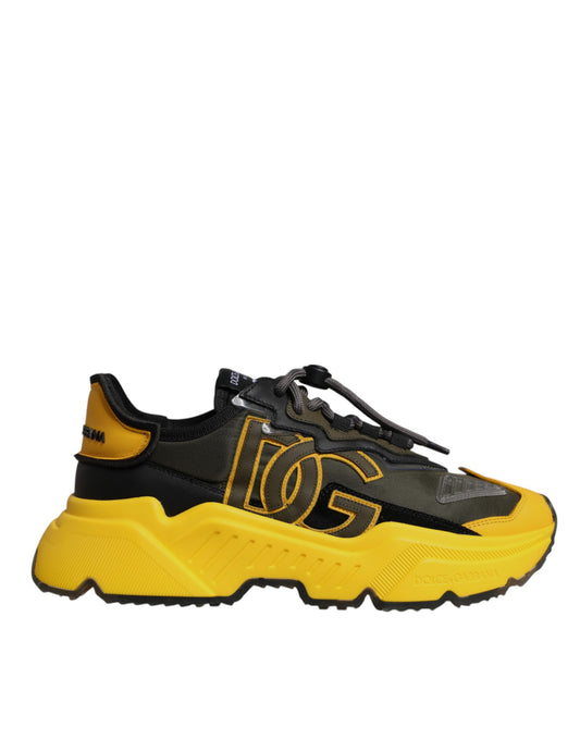 Yellow Black Daymaster Low Top Sneaker Shoes