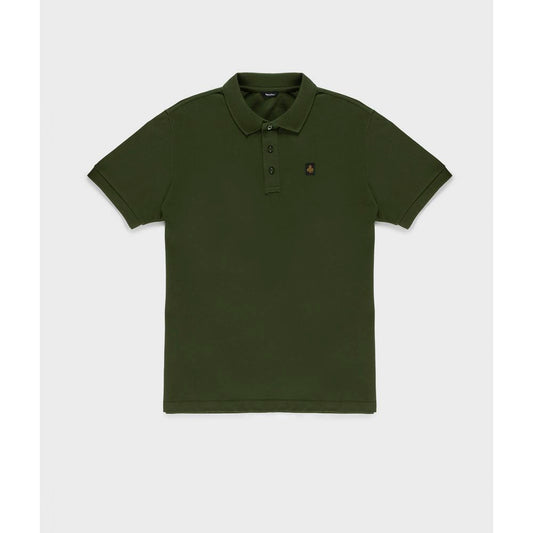 Green Cotton Polo Shirt