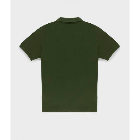 Green Cotton Polo Shirt