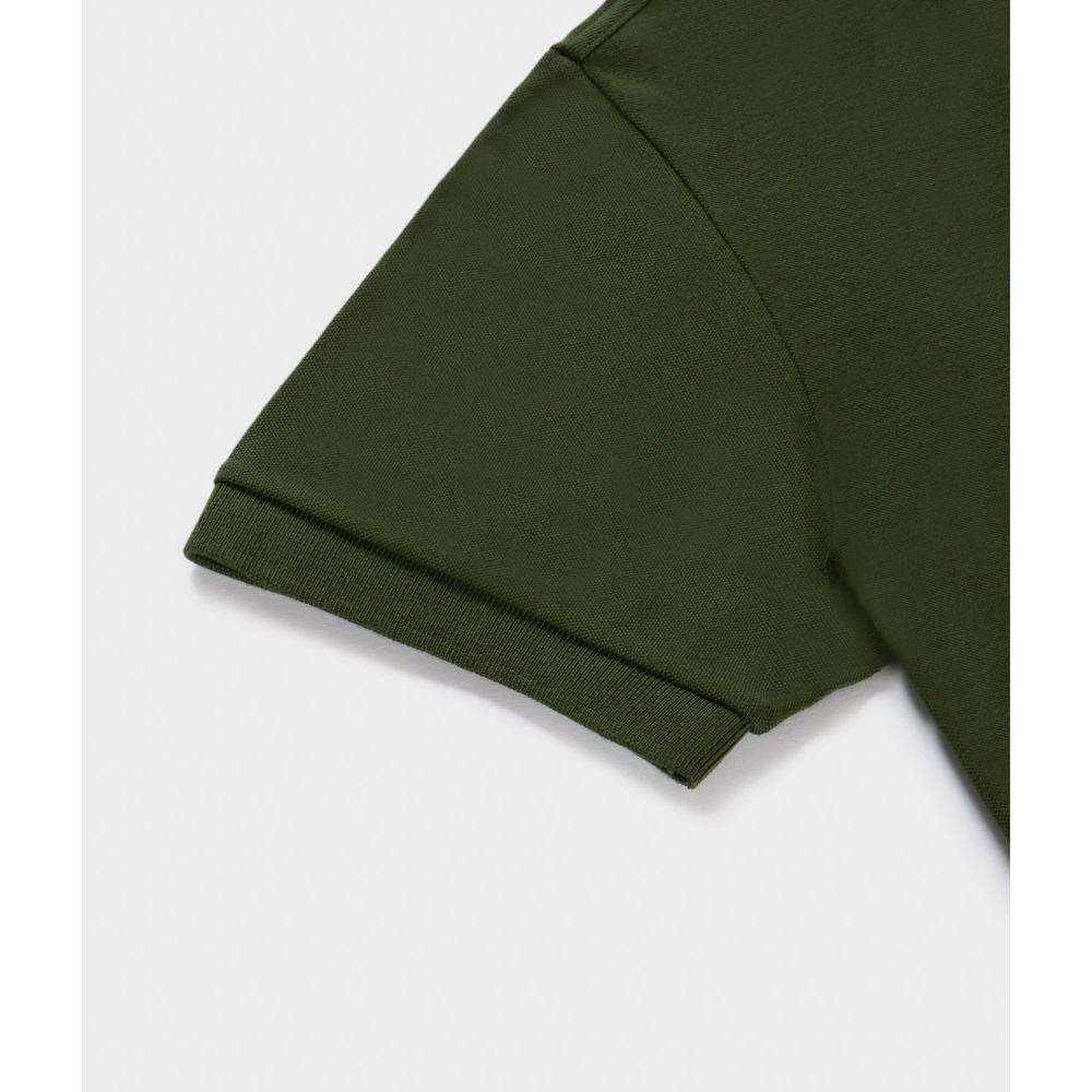 Green Cotton Polo Shirt