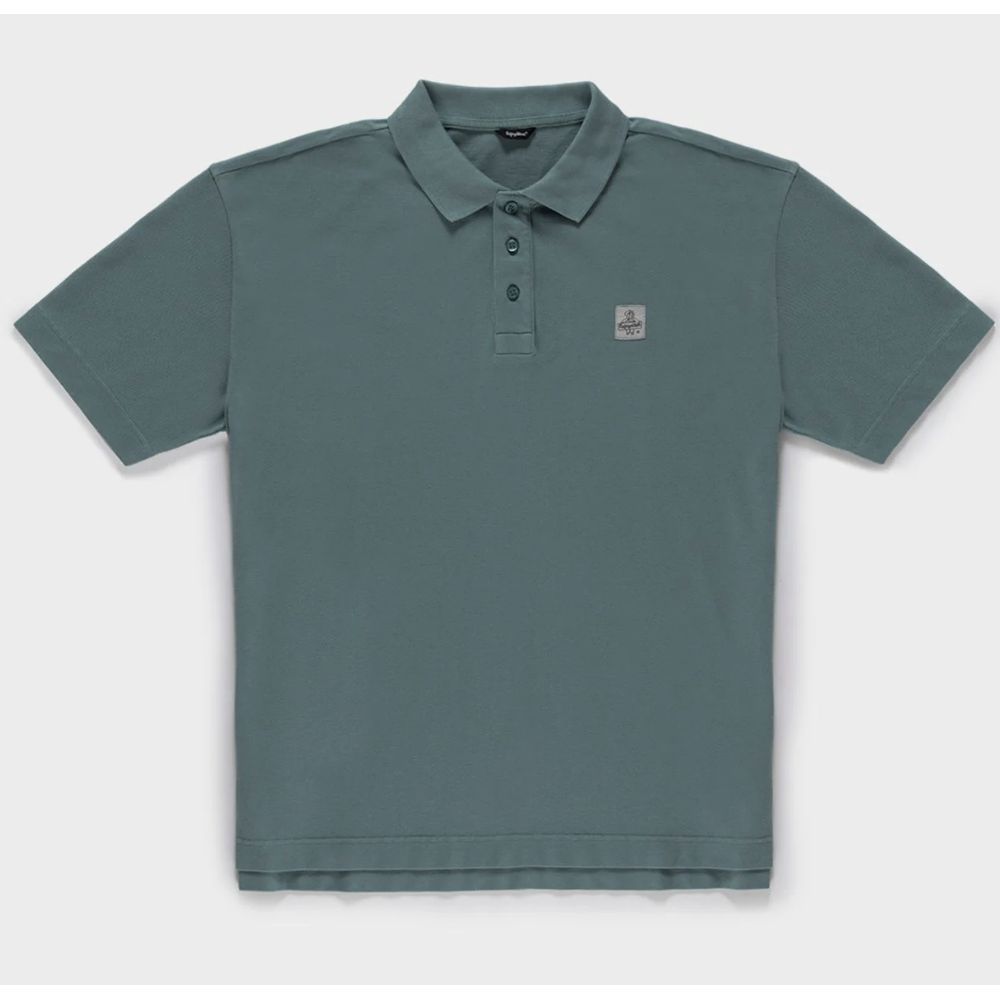 Green Cotton Polo Shirt