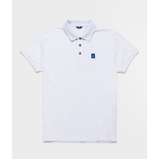 White Cotton Polo Shirt