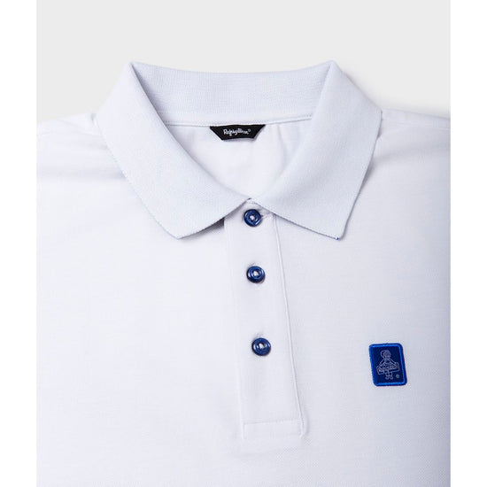 White Cotton Polo Shirt