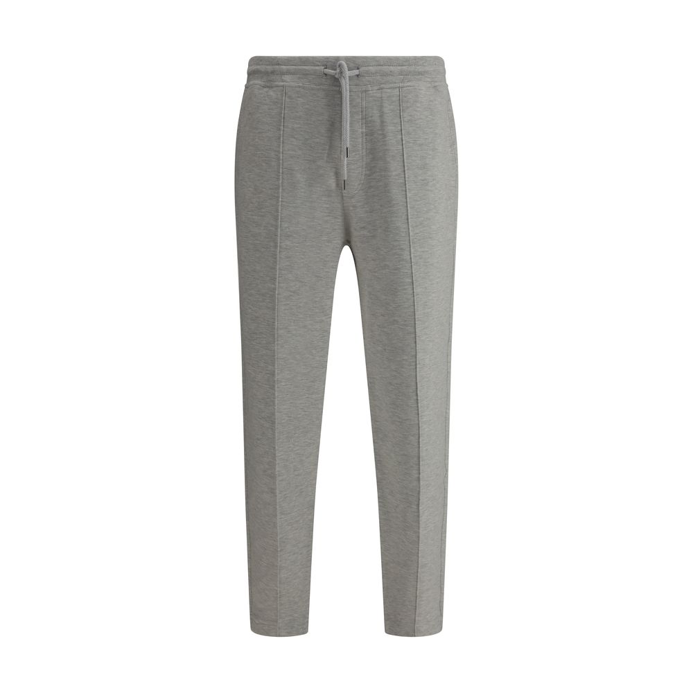 Sweatpants in cotton, cashmere, and silk.