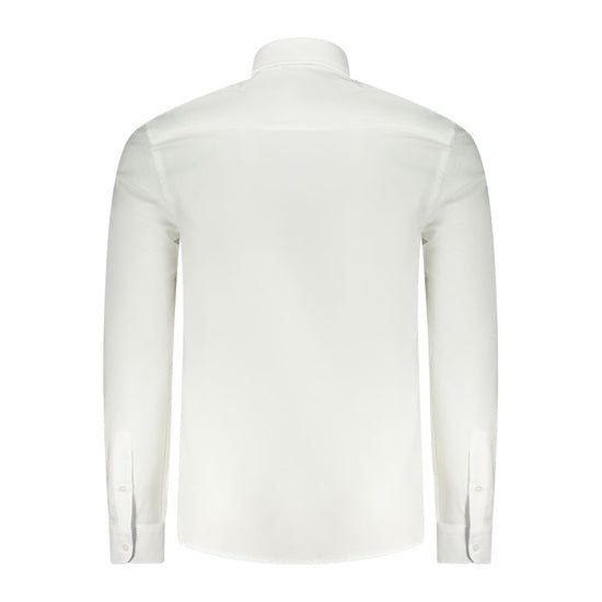 White Cotton Men Shirt