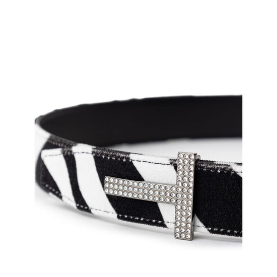 White Leather Belt