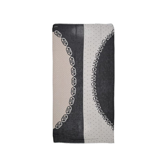 Black Polyester Scarf