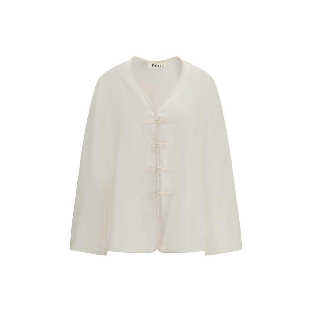 Mandarin Silk Shirt