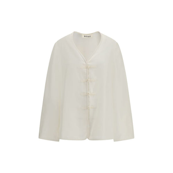 Mandarin Silk Shirt