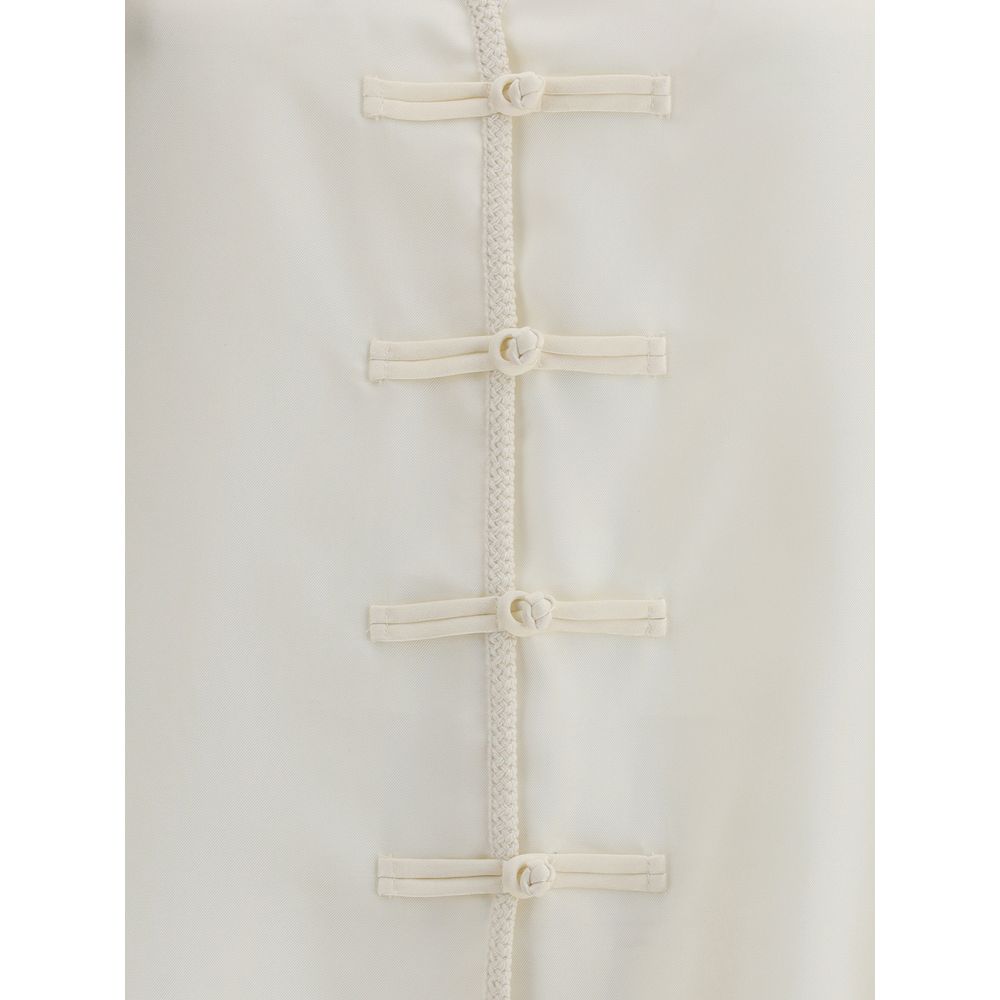 Mandarin Silk Shirt