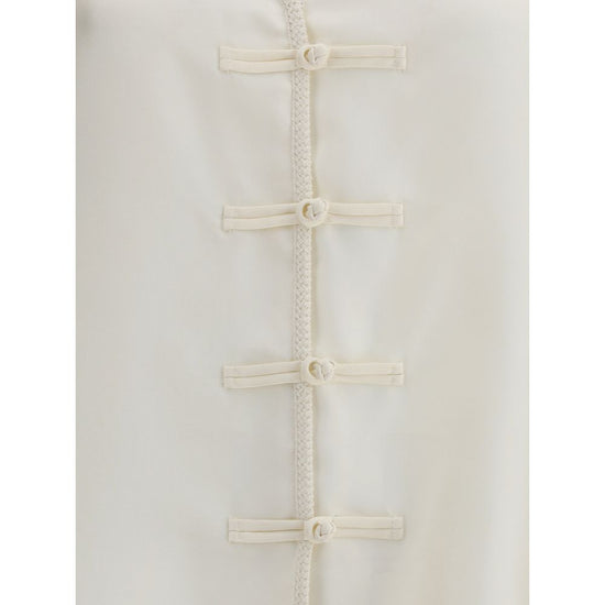 Mandarin Silk Shirt