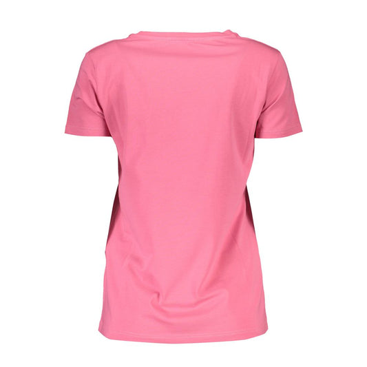 Pink Cotton Tops & T-Shirt