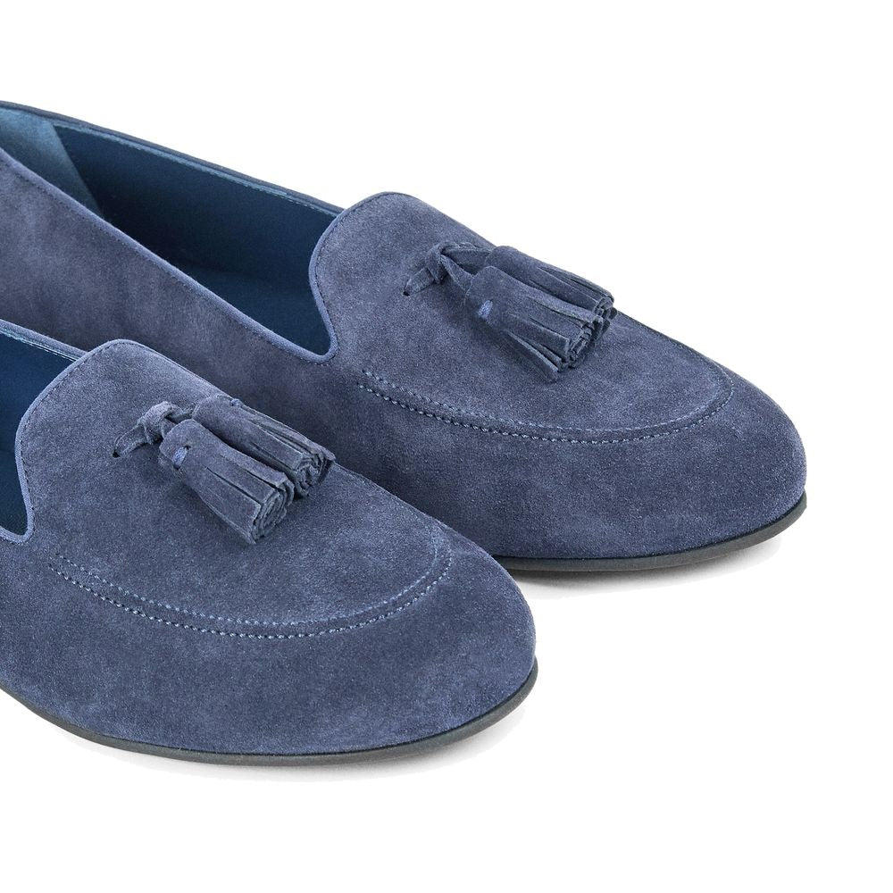 Blue Calfskin Loafer