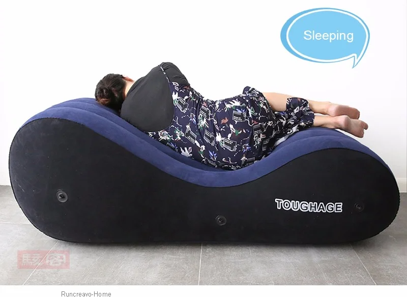 Multipurpose Comfortable Postural Assistance Adult Sex Sofa Bed Inflatable Lounge Chair