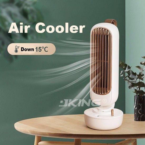 2020 New Mini Portable Air Conditioner Multi-function Humidifier Purifier USB Desktop Air Cooler Fan with Water Tank Home